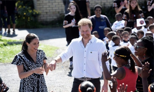 Royal couple condemn violence against women in South Africa