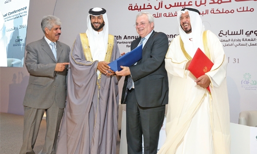 Address global crisis, says Shaikh Nasser