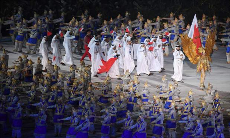 Asian Games burst into life