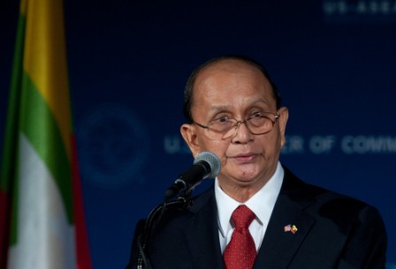 Myanmar president pushes peace plan in ethnic rebel talks