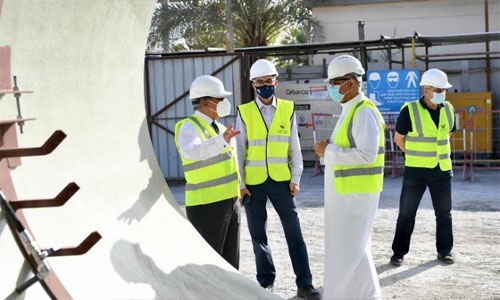 Works Minister visits BD78 million Tubli wastewater expansion project