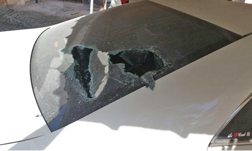 ex MP car was attacked