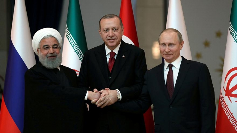 Russia, Iran, Turkey presidents meet over Syria crisis