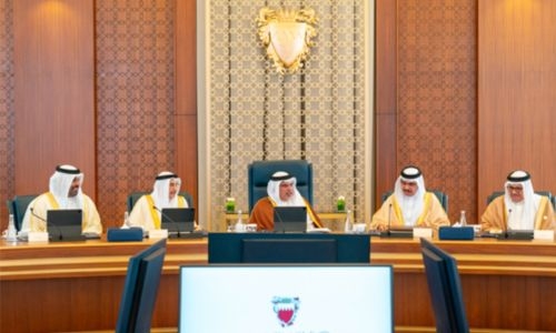 HRH the Crown Prince and Prime Minister chairs the weekly Cabinet Meeting