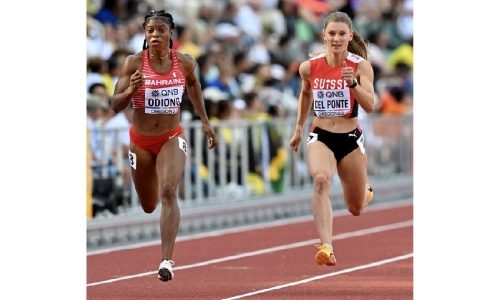 Edidiong powers through to 200m semis at athletics worlds