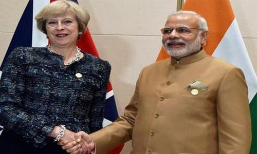 British PM arrives in India for key visit