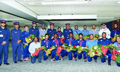 Bahrain clinch first place at World Police Games Championship Arab level