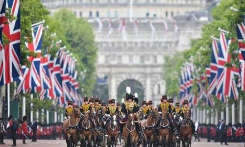 Military parade kicks off Queen Elizabeth II's Platinum Jubilee celebrations