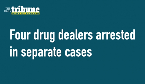 Four drug dealers arrested in separate cases