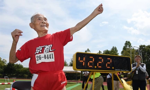 Japan’s sprinter Miyazaki ‘Golden Bolt’ dies at 108