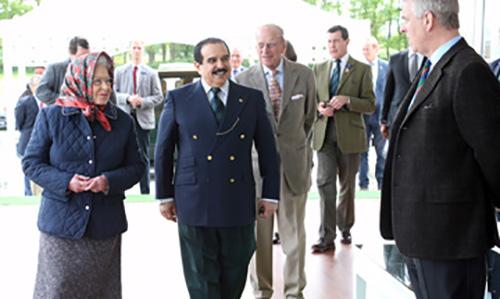 HM King Hamad meets Queen Elizabeth II