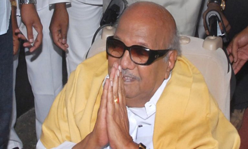Veteran Indian politician Karunanidhi dies aged 94 