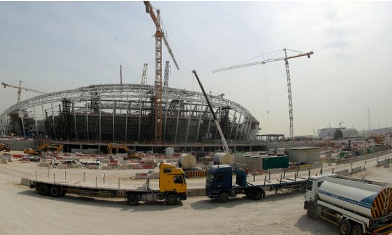 Qatar stadium workers ‘unpaid  for months’
