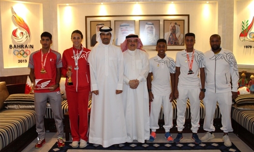 Triple joy for Bahrain’s triathlon team