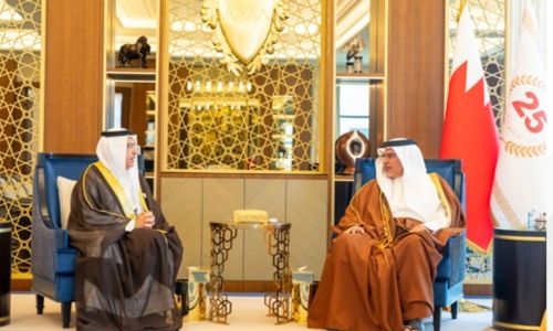 HRH the Crown Prince and Prime Minister meets with the newly elected Secretary General of the International Energy Forum