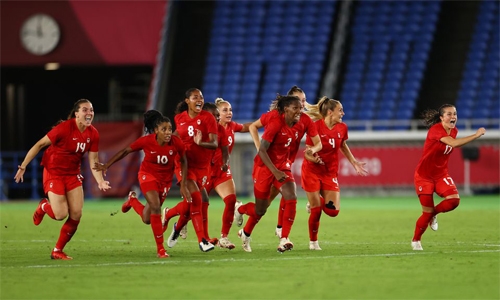 Canada wins Olympic soccer gold in penalty shootout over Sweden