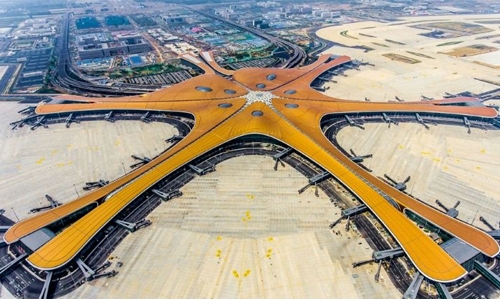Beijing opens glitzy airport ahead of 70th anniversary