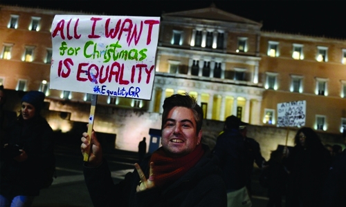 Greek parliament approves civil union for same-sex couples
