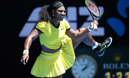 Serena says new outfit is top of the pops