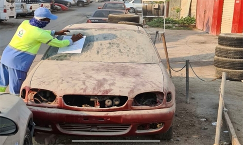 96 cars impounded in three days