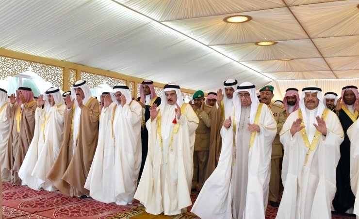 Eid Al-Fitr prayers performed by HM King 