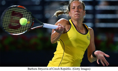 Czech Strycova knocks Ivanovic out of Dubai