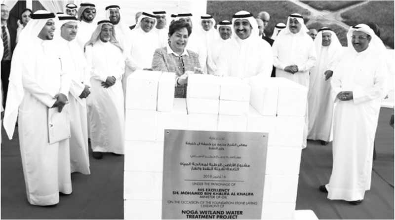 Minister lays foundation of two oil projects