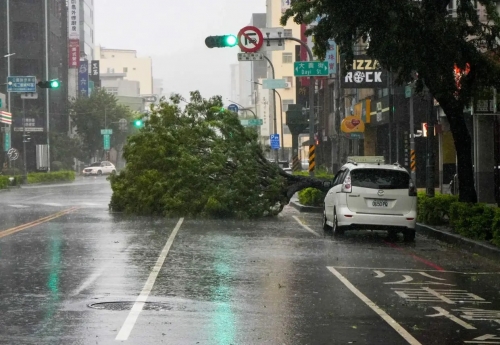 Taiwan shuts down for second day as Typhoon Krathon makes landfall