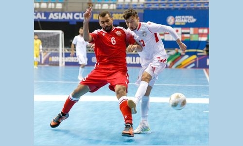 Bahrain lose to Tajikistan in Asian futsal opener
