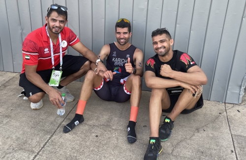 Injury prevents Bahrain’s Karich from completing World Games duathlon