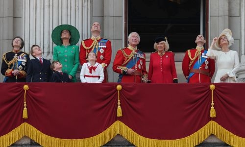 UK royal family unite for King Charles III’s birthday parade